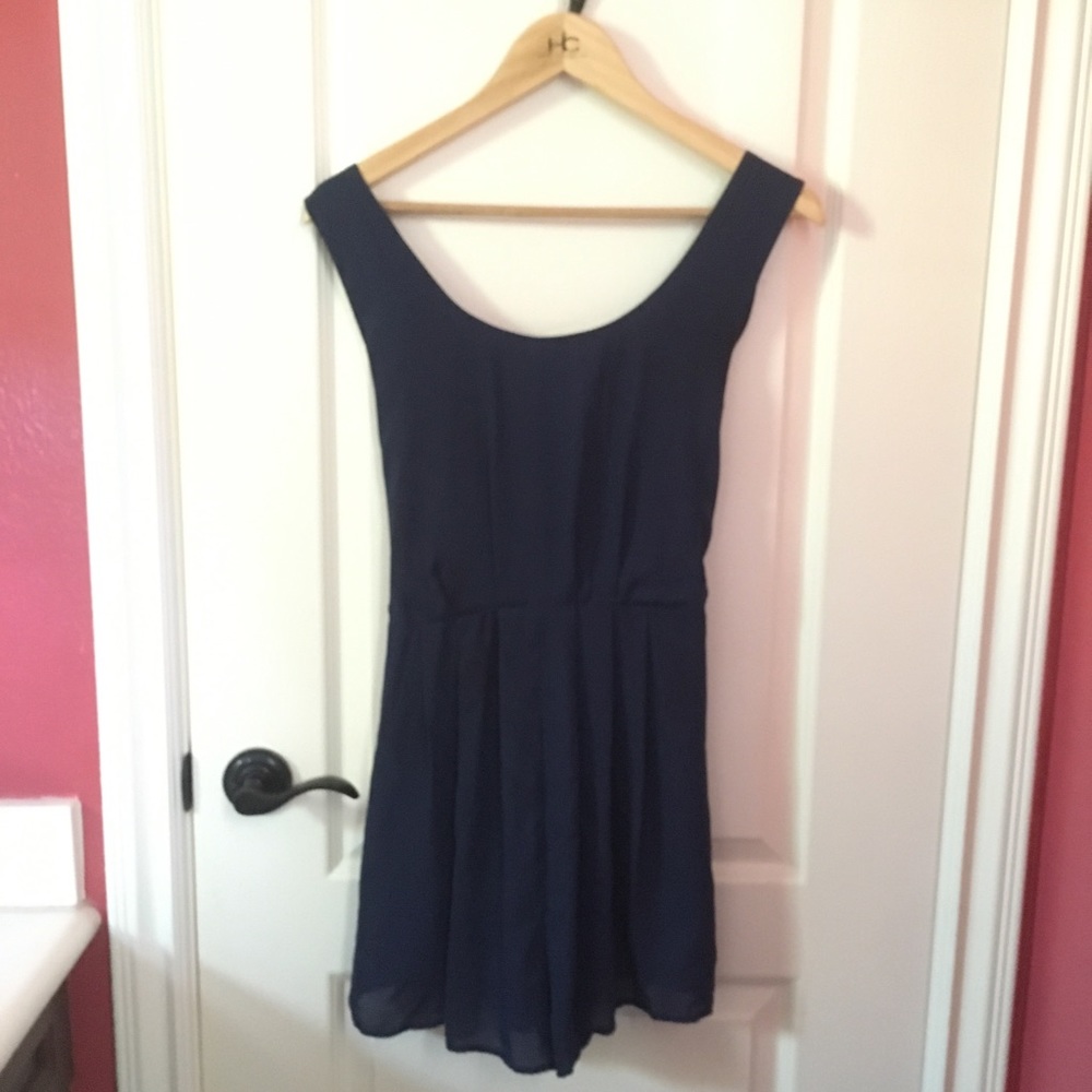 Navy Blue Romper